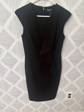 DKNY Black Sleeveless Dress